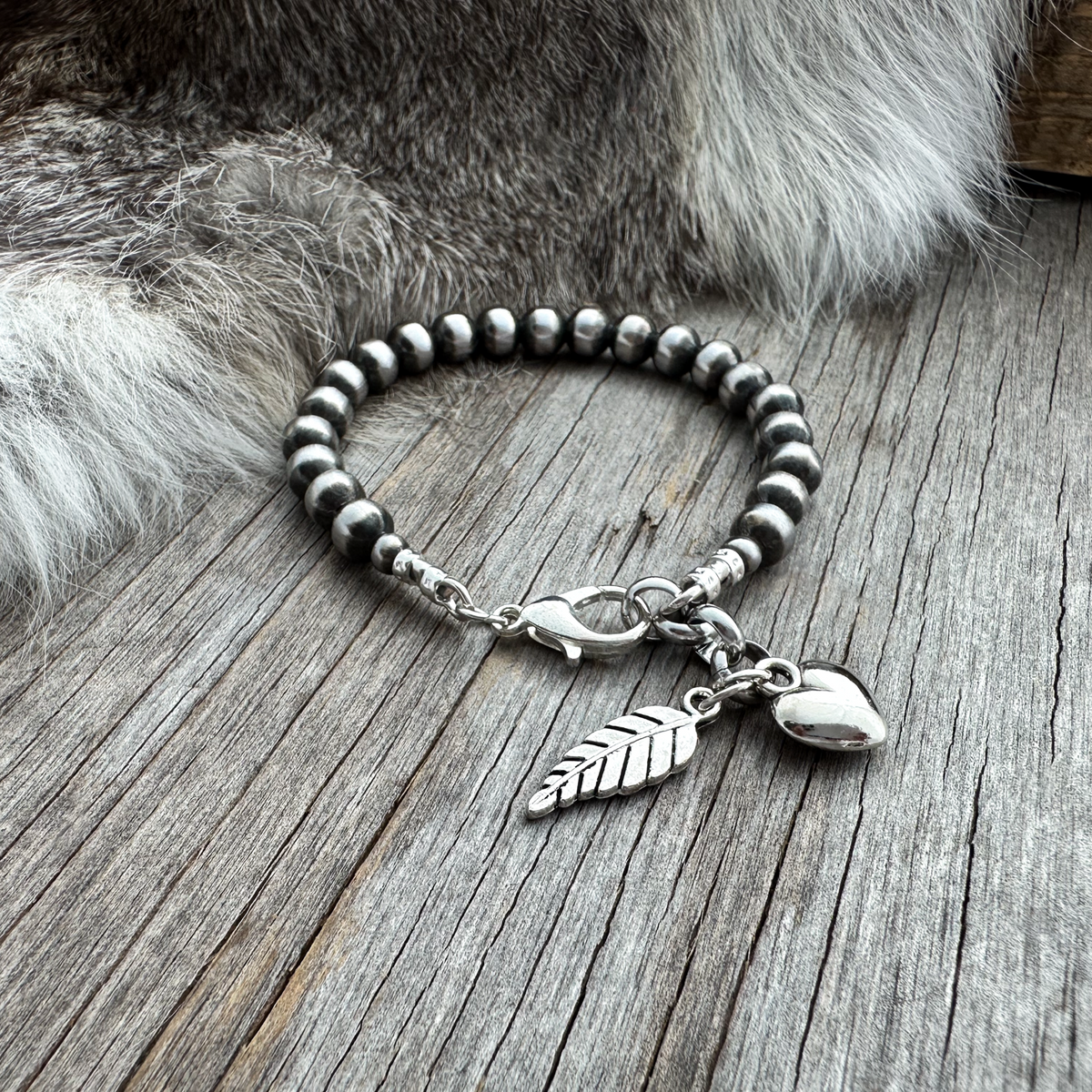 Navajo Pearl Handmade ~ 8mm German Silver Bracelet – Native Silver